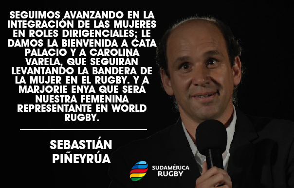 ¡Renovación de autoridades! 💬 La palabra de <a href="/pinopuca/">Sebastian Piñeyrua</a>, presidente de Sudamérica Rugby 👏🏼

🖥️ Conocé las nuevas autoridades de Sudamérica Rugby en esta nota 👉🏼 bit.ly/2S0Skit

#ElRugbyNosUne