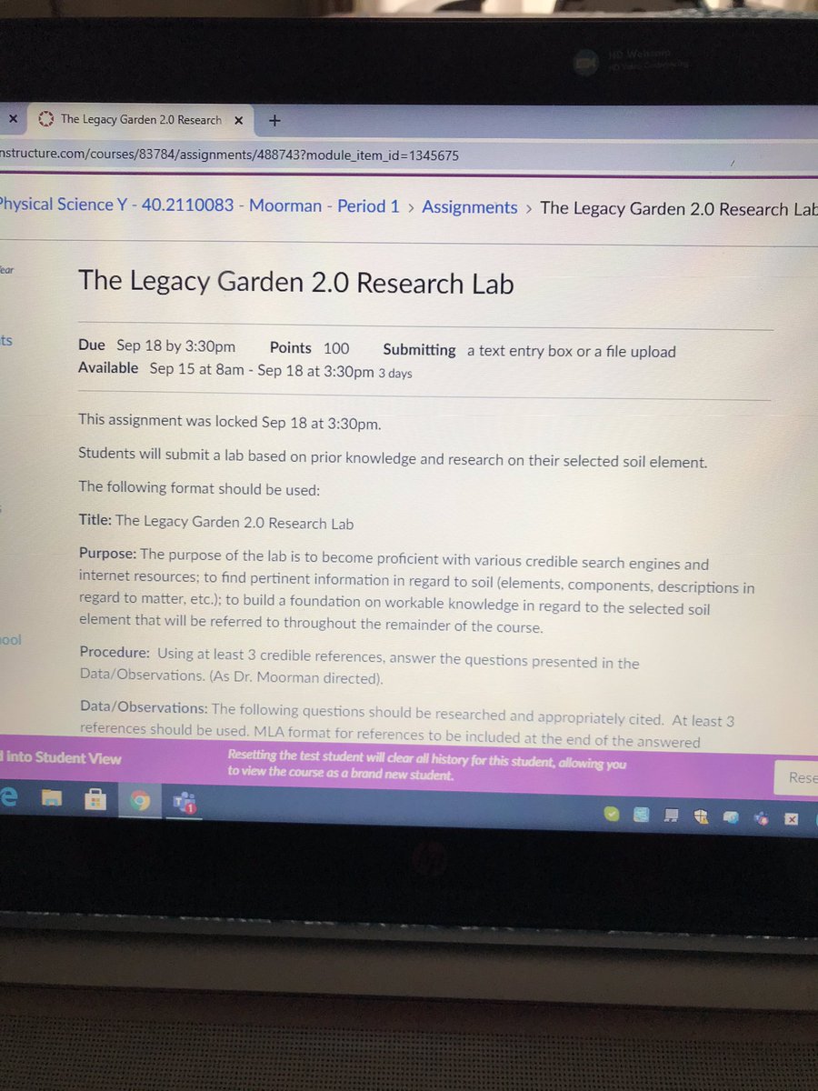 DrMAJM's tweet photo. Tweet
With all the needed safety constraints placed on the classroom, an i-STEAM approach will energize students (F2F &amp; Virtual). #TheLegacyGarden2.0 -  science and kindness. #STEAMteams #MakeItHappen #DrGarden #INSPIREaSTUDENT @isteamprof @k8artteacher1 https://t.co/P9AUCsejLd