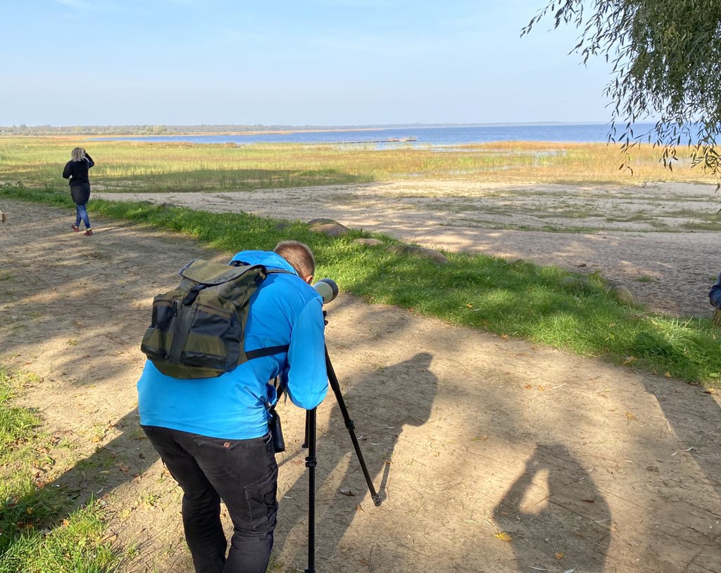 lakesperience's tweet photo. Autumn walk along lake Burtnieks on European Cooperation Day 2020 #CBwalks #ECDay2020 #Interreg #Lakesperience #Latvia https://t.co/CwAPEN09Ec