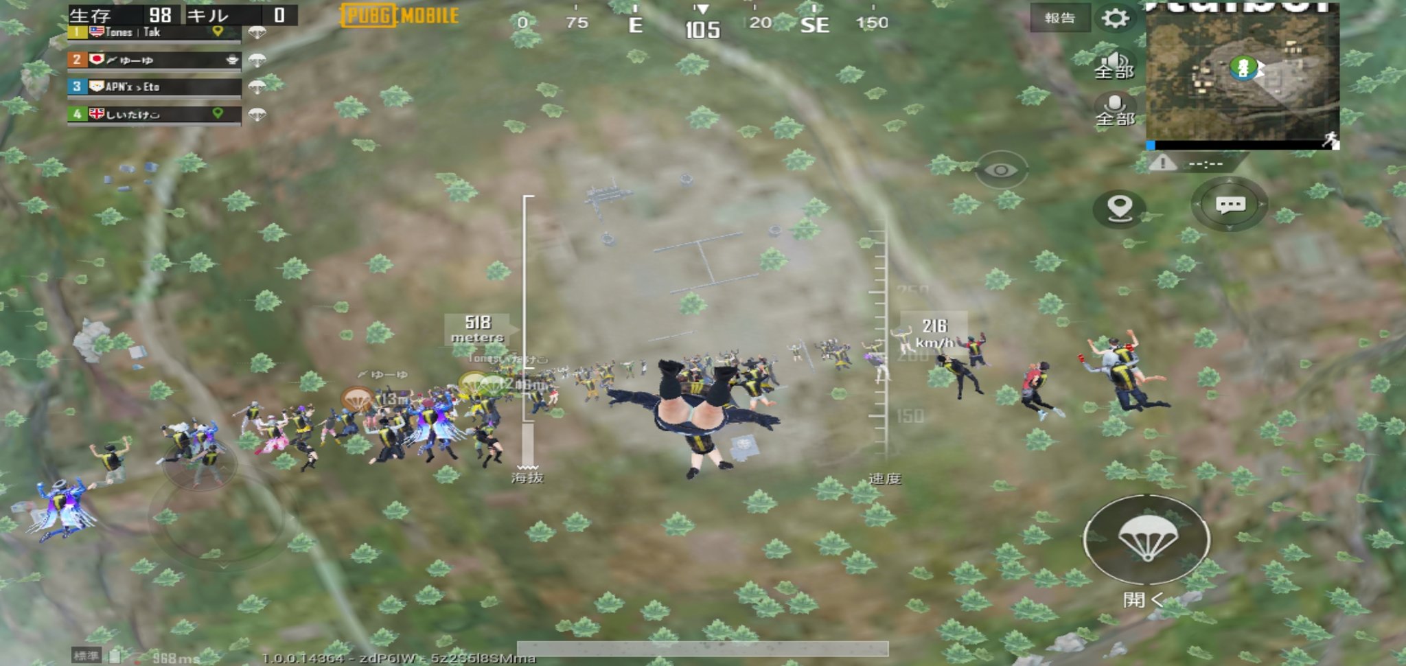 えと Pubgモバイルいきなりサーバー落ちて98人同じ場所落ちたwww Pubgモバイル サーバー落ちる Pubgモバイルバグ T Co Jfdpzpguvd Twitter