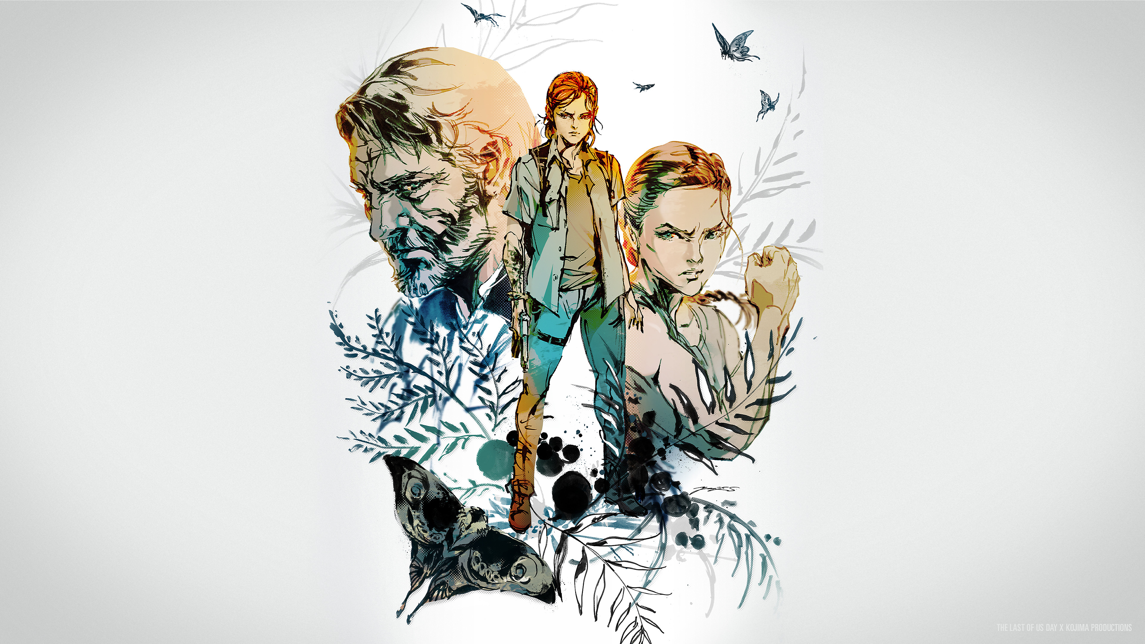 Also on Bsky @vgdensetsu on X: The Last of Us wallpaper by Yoji Shinkawa.    / X