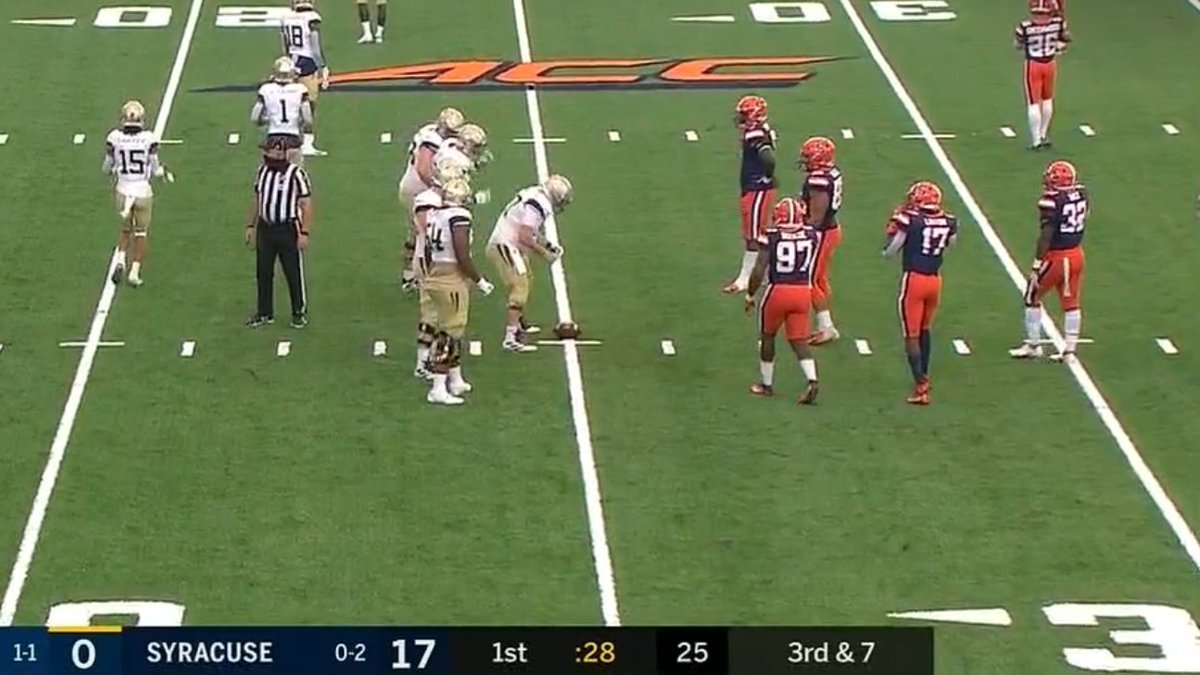 Ga Tech/Syracuse is pretty fun. These is the Jackets basic look, which I enjoy and the blue jerseys are the better of the Orange's two base setups. good pairing for sure