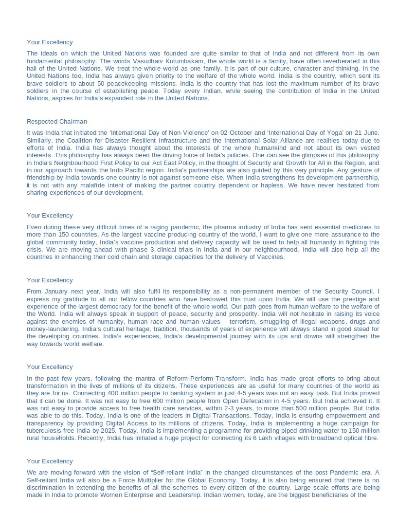 Indemb_Muscat's tweet image. Full text of PM Modi&apos;s address at the 75th #UNGA Session 2020.

PM Shri @NarendraModi, in his landmark speech today at the 75th #UNGA reaffirmed India&apos;s commitment to help all humanity under our philosophy of Vasudhaiv Kutumbakam.

#PMModiAtUN