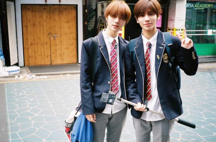 友だちにおすすめされて初めて見たTXTの動画がウプズのハンリム制服で