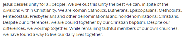 As an amateur religious scholar, I find Christianity's incessant schisming its most fascinating quality and an inevitable one. As a Christian myself, I find it scandalous and shameful.