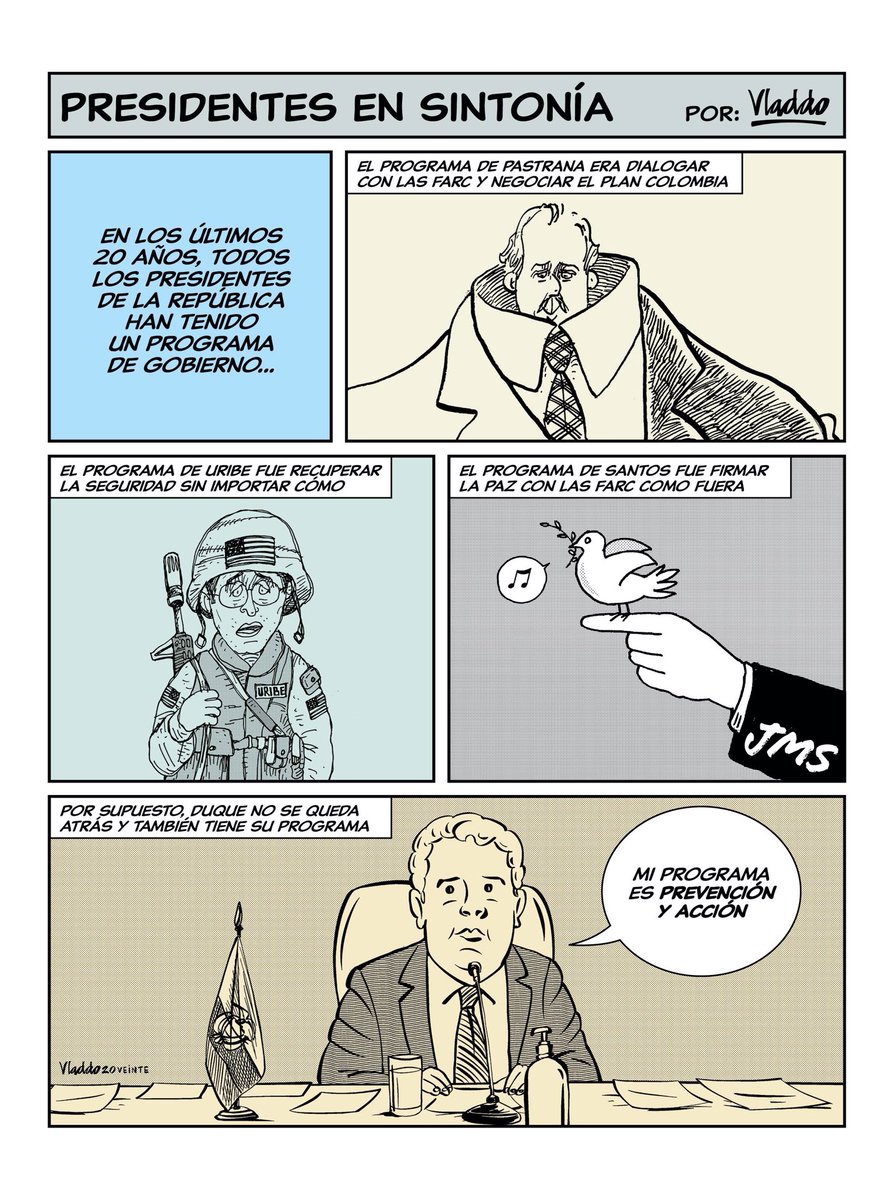 VLADDO's tweet photo. Sintonía presidencial || #NuevaVladdomanía en ⁦@RevistaSemana⁩ https://t.co/0j8A2eRKMH