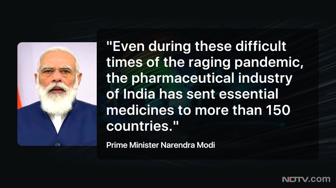 ndtv's tweet image. &quot;As the largest vaccine producing country in the world, I want to give one more assurance to the global community today. India’s vaccine production and delivery capacity will be used to help all humanity in fighting this crisis&quot;: PM Modi at UNGA

#PMModiAtUN #COVID19