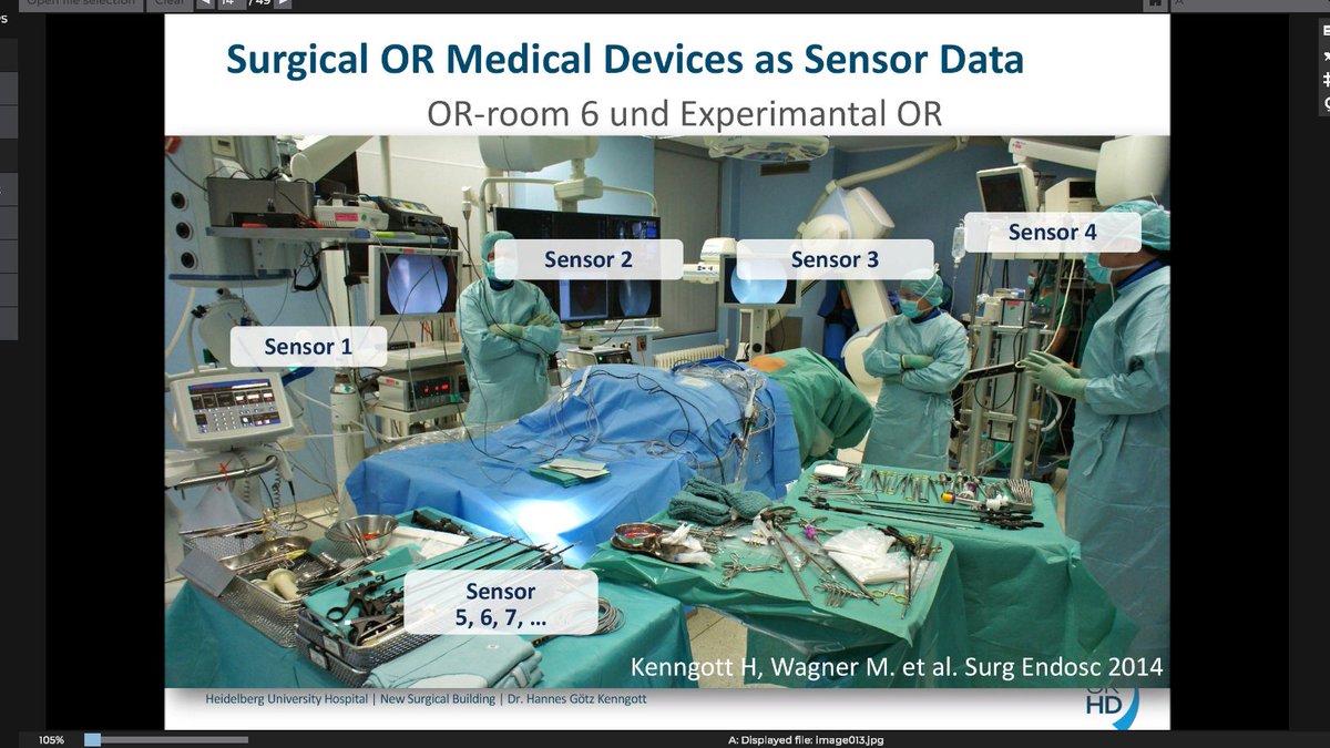 11/ Interesting to see the integration of lots of different types of sensors in a Smart Hospital context during  @HKenngott's talk on the Heidelberg University Hospital.