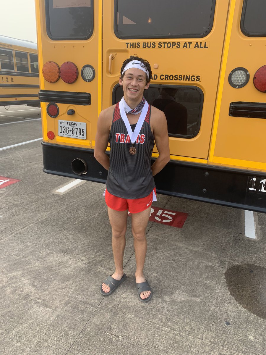 THStigerscc's tweet photo. Great job by Senior Ian P.  2nd place finish with a time of 17:11 at  the Oak Ridge Invite. @THS_Tigers @FBISDAthletics @TXMileSplit https://t.co/K3skN2h0Yq