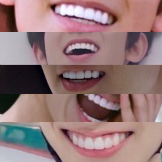 heeseung’s shining white teeth 