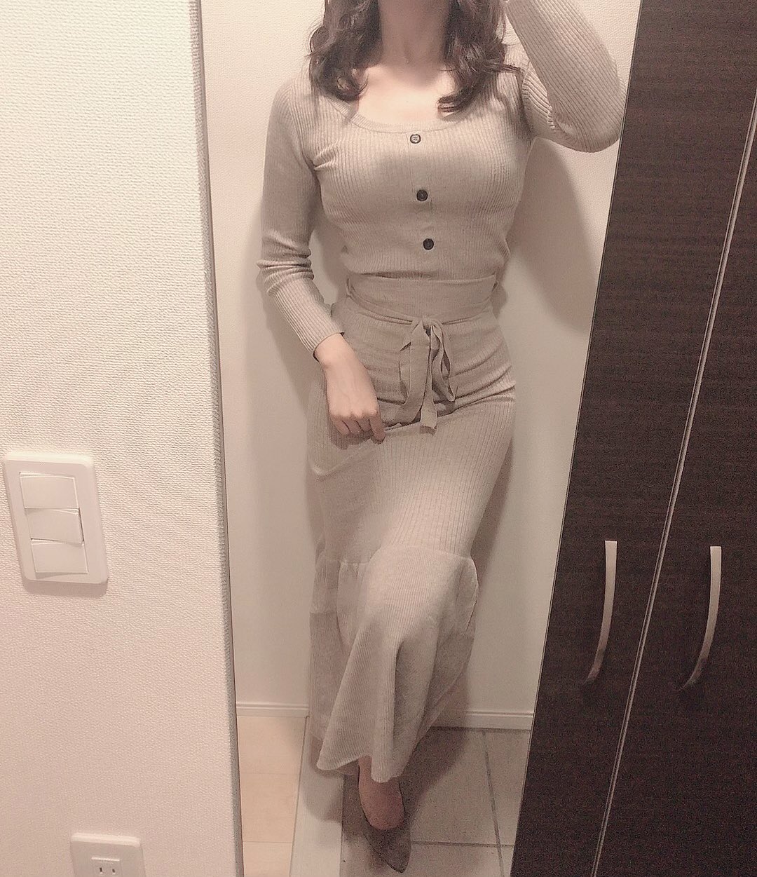 カワ Grl田中みな実さんセットアップとワンピース 着画 肩幅広め 身長167の骨格ストレートナチュラル混じりです 特にセットアップのスカートは形めちゃくちゃ可愛いんだけど薄いからお肉をひろうひろう ワンピース肩幅ガンダムになりかけては カワ Grl田中みな実さんセットアップとワンピース 着画 肩幅広め 身長167の骨格ストレートナチュラル混じりです 特にセットアップのスカートは形めちゃくちゃ可愛いんだけど薄いからお肉をひろうひろう ワンピース肩幅ガンダムになりかけては