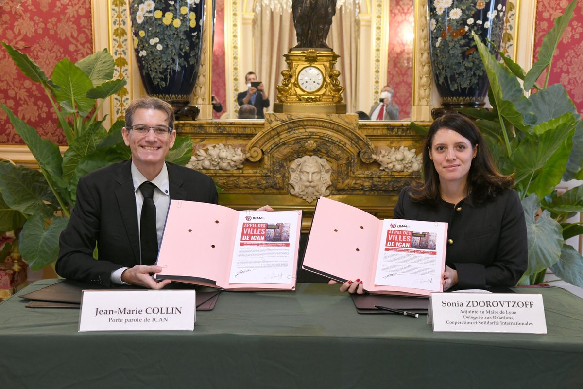 Bravo, #Lyon! France’s third largest city is marking the International Day for the total Elimination of Nuclear Weapons by calling on France 🇫🇷 to join the #nuclearban treaty.