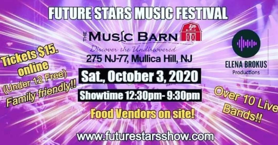 The_Music_Barn's tweet photo. NEXT WEEK! Future Stars (previously postponed due to weather) will be taking the stage for our first ever music festival! We will have food trucks, 10 live bands, backyard games, and a beer garden 

Check out our website https://t.co/XNKH5gHjuN for ticket information https://t.co/13CvHWd3e4