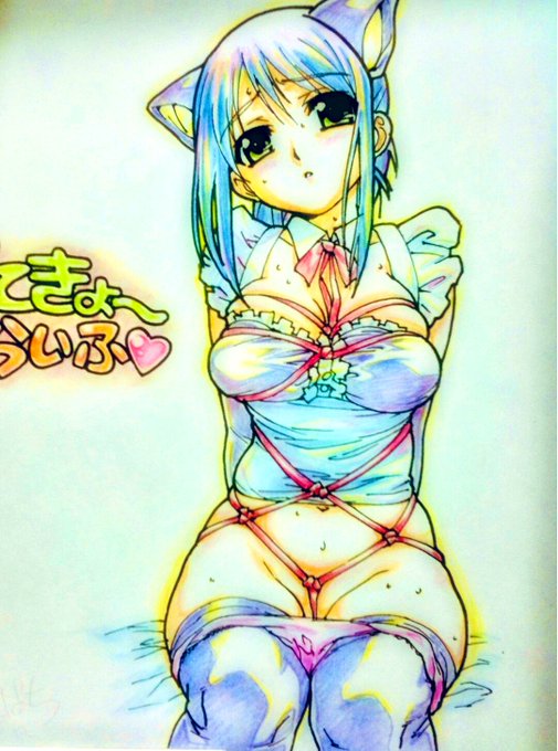 かてきょ〜らいふの鮫島一心。
プレゼント色紙用に描いたモノ。
ググったら漫画になってた💦 