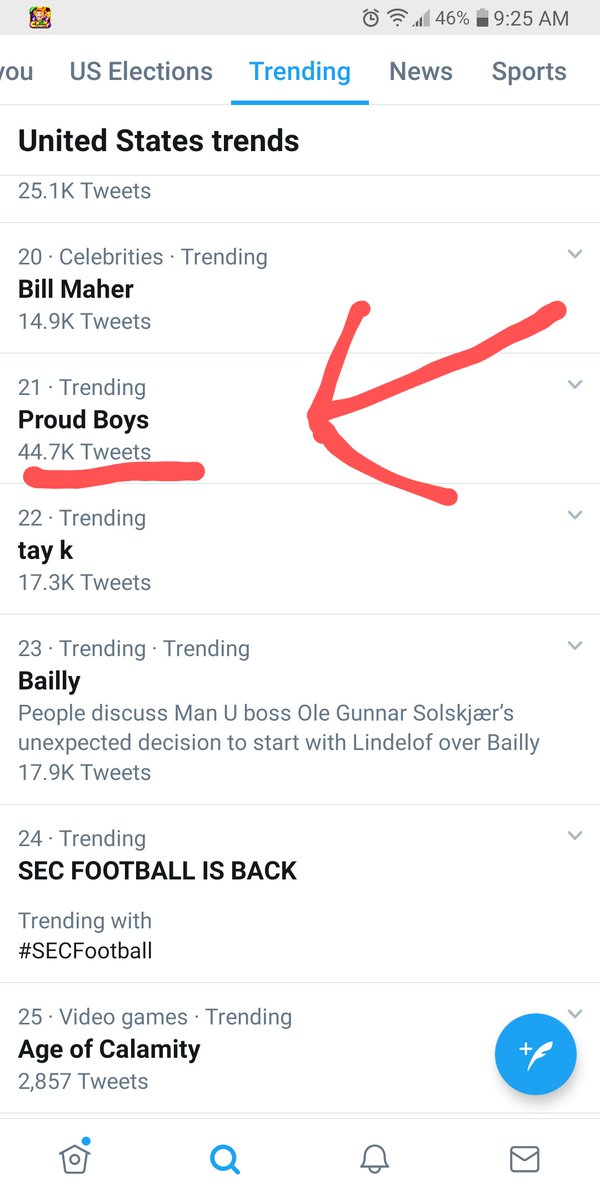 IStand4Trump's tweet photo. We're Trending!!!
#ProudBoys
#PB4Life
The West is the Best!
#Uhuru https://t.co/JC4upLqJ2O