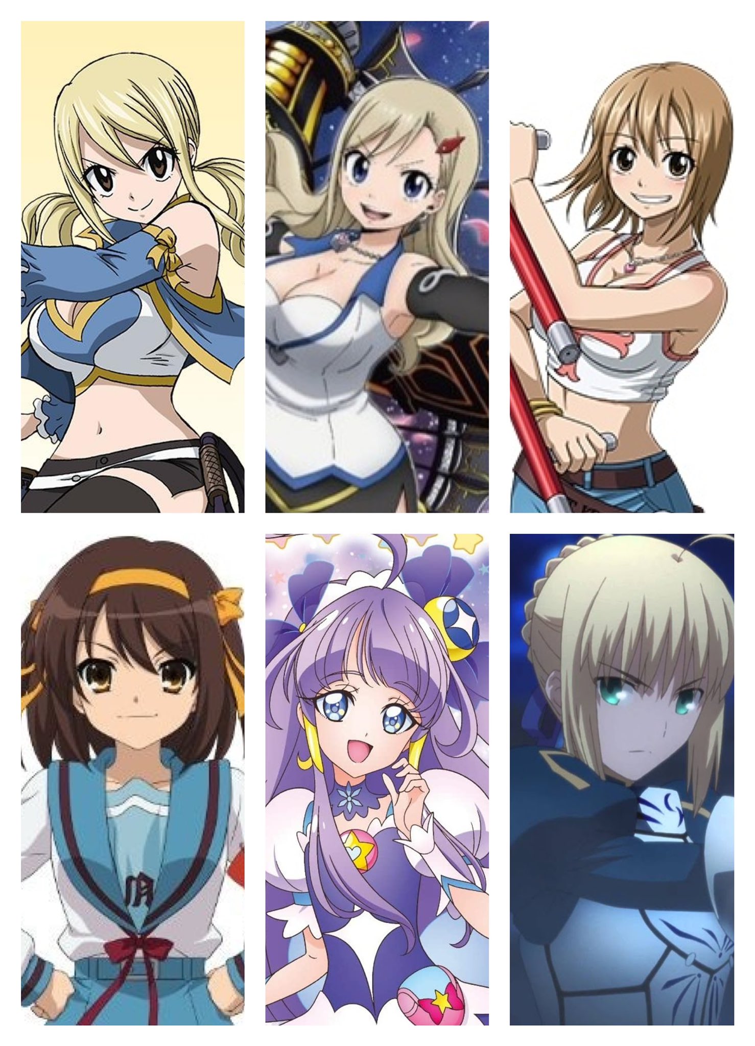 スシツネ No War 真島作品のヒロインズ 川澄綾子 平野綾 小松未可子 Edenszero Rave Fairytail 同じ声優でキャラ晒せ T Co Is5he2lohc Twitter
