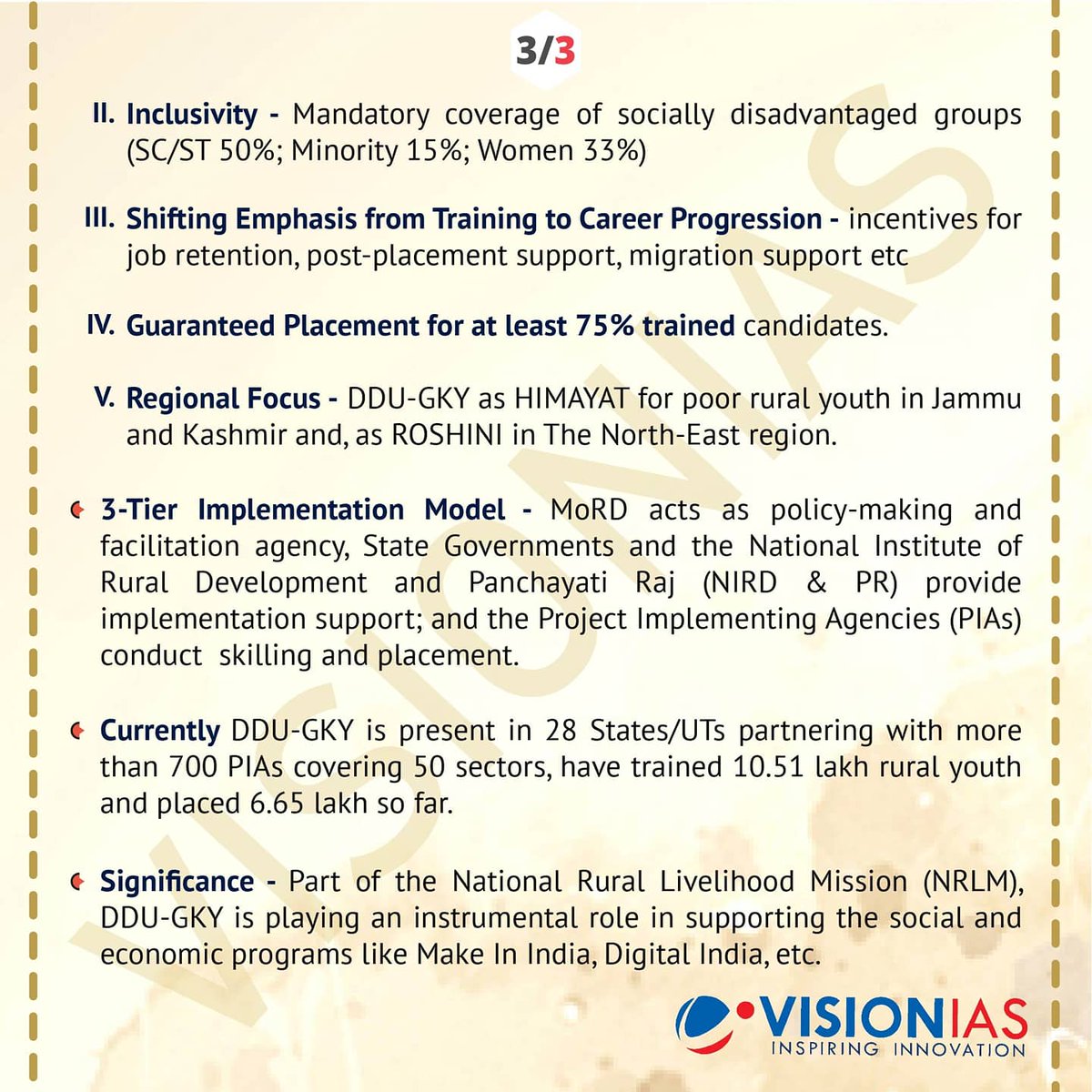 Vision_IAS's tweet image. reVISION | 26 September 2020

Deen Dayal Upadhyaya Grameen Kaushalya Yojana [DDU-GKY]

#visionias #currentaffairs #prelims2020 #prelimsiscoming #abhyaas #upsccse #ias #ias2020 #upsc2020