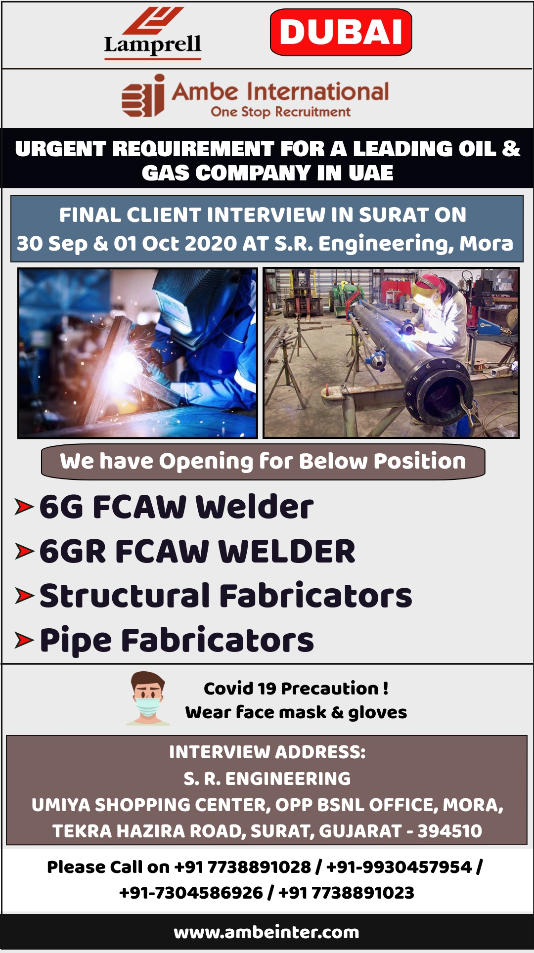 Ambe International على X: &ldquo;URGENT REQUIREMENT FOR A LEADING OIL 