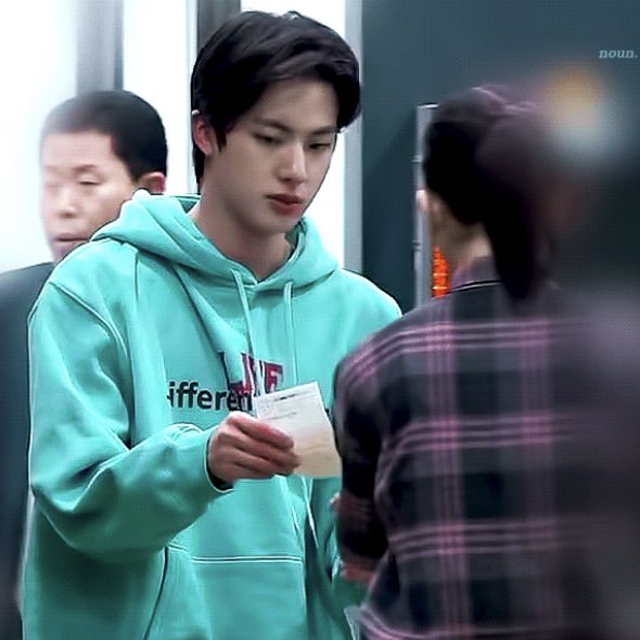 Kim Seokjin as your college crush — a thread