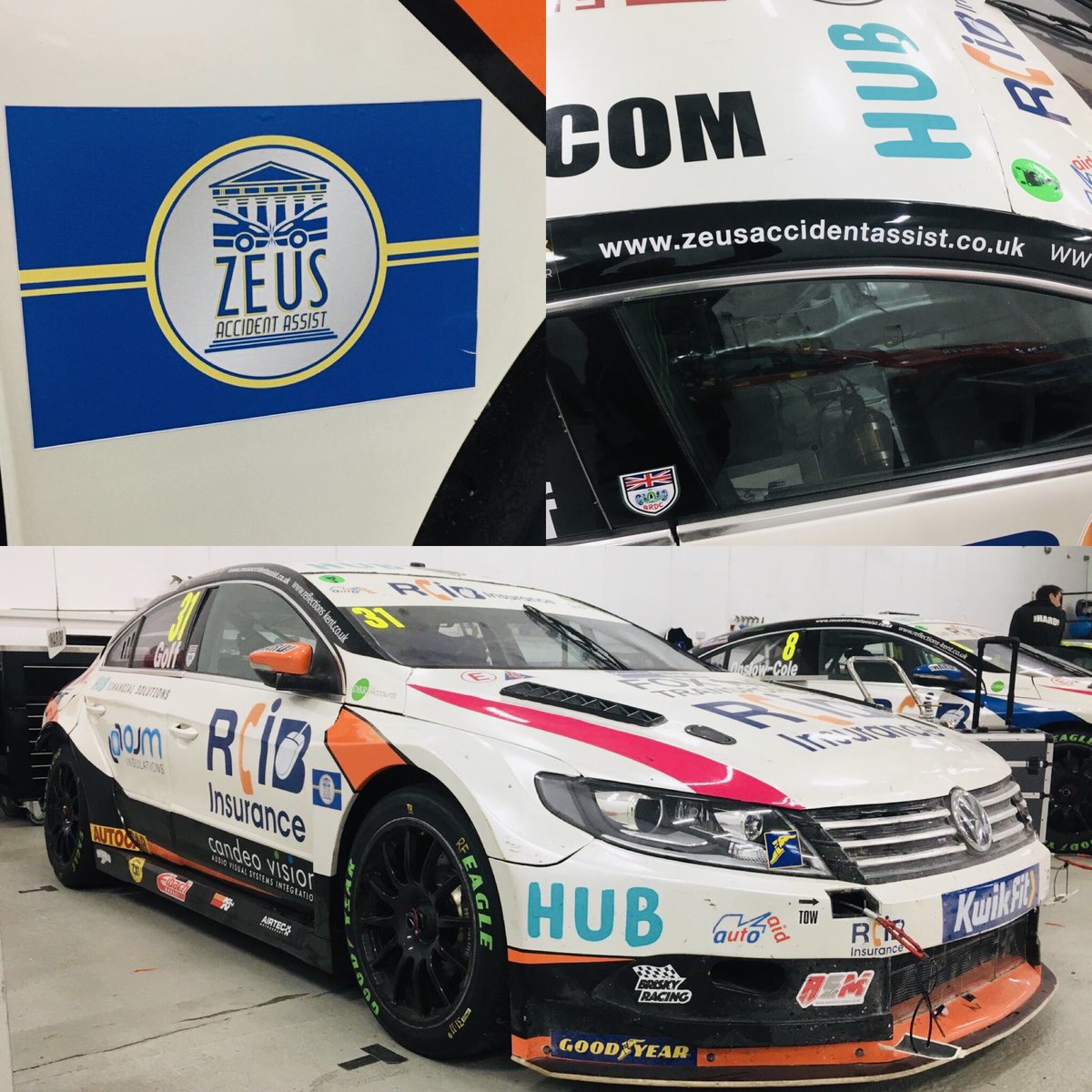 Another weekend of racing and we are lucky enough to be sponsoring again! Check out our design work on this fantastic car and follow the racers on this weekends BTCC <a href="/tonygilham34/">Tony Gilham</a> <a href="/jgmotorsport/">Jack Goff</a> @tomonslowcole #teamhard #racing #sponsorship #localbusiness