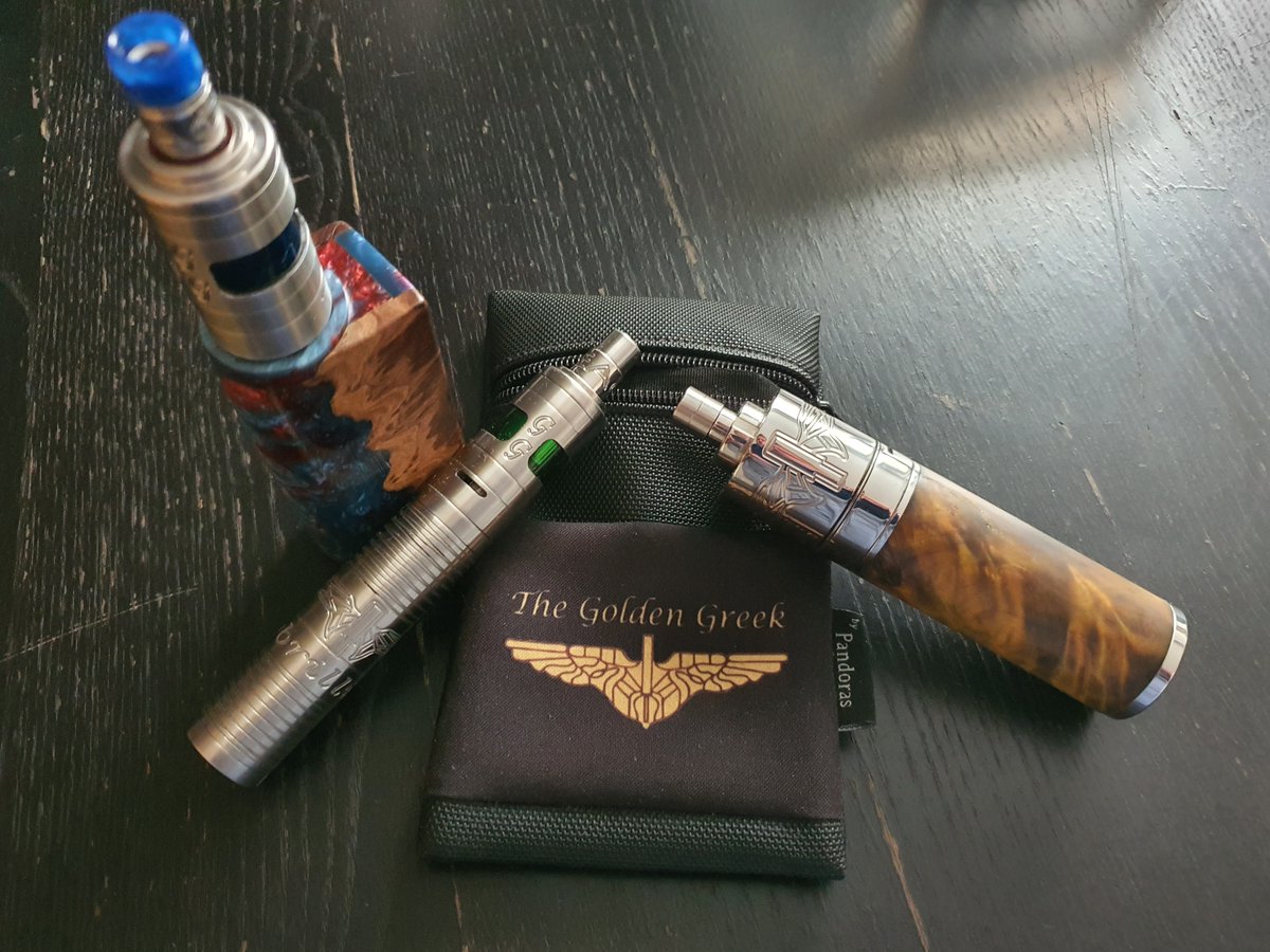 The today vape combos 👌👍😄
#thegoldengreek #goldengreek #vape #vaping #highendvaping #woodpecker #sarumods #Vienna