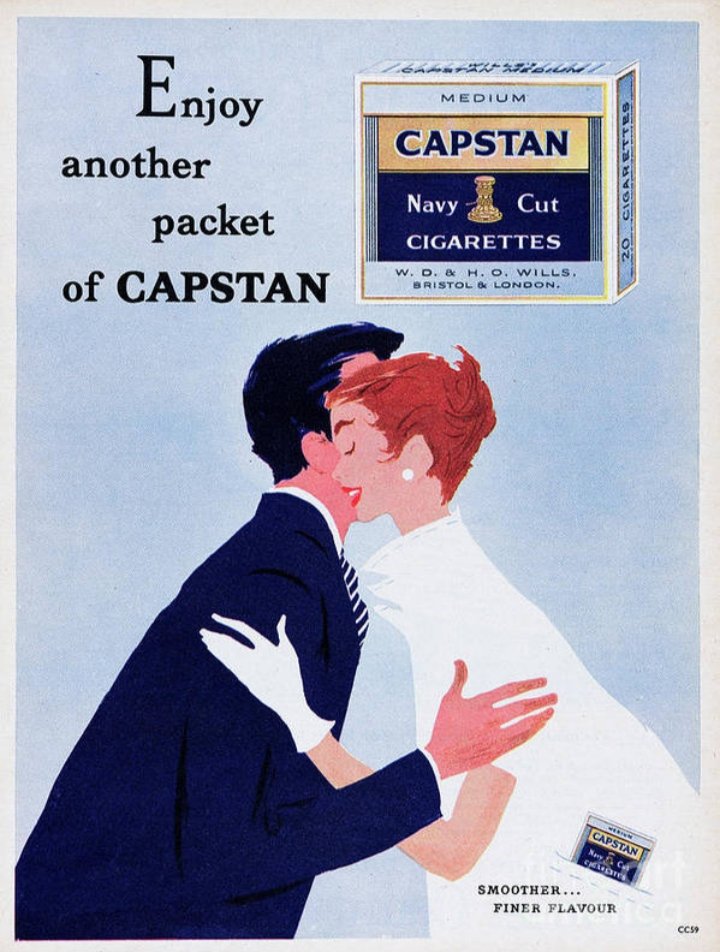 At #7: Capstan Full Strength! The fat cousin of the Wills Wild Woodbine, the Capstan stood for a time when cigarettes were meant to make you cough. My aunties loved 'em...