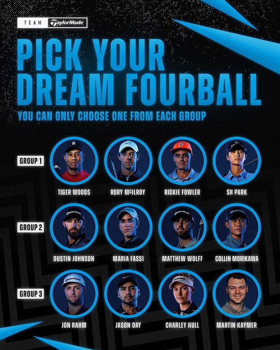 TaylorMadeIN's tweet photo. What’s Yours? 🧐 #TeamTaylorMade
———————
Tag your dream four ball below! https://t.co/7t28rL3ZG7