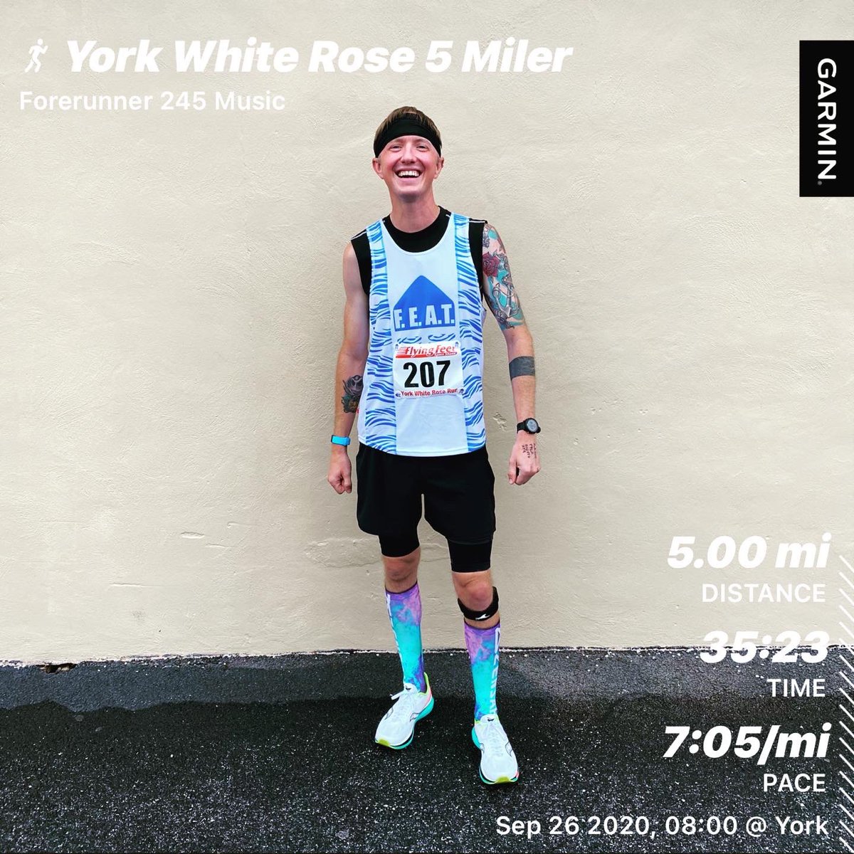 Scoots231's tweet photo. Great morning for an actual live race! Ran the York White Rose 5 Miler. Placed 4th in my age group and 48th overall! Not a bad way to start a Saturday.
#Saucony #RADrabbit #borntorunfree #RunGum #RunTheDay #RunSquad2020 #Zensah #Feetures #CEPcompression #JunkBrands https://t.co/0590w2C5Y9