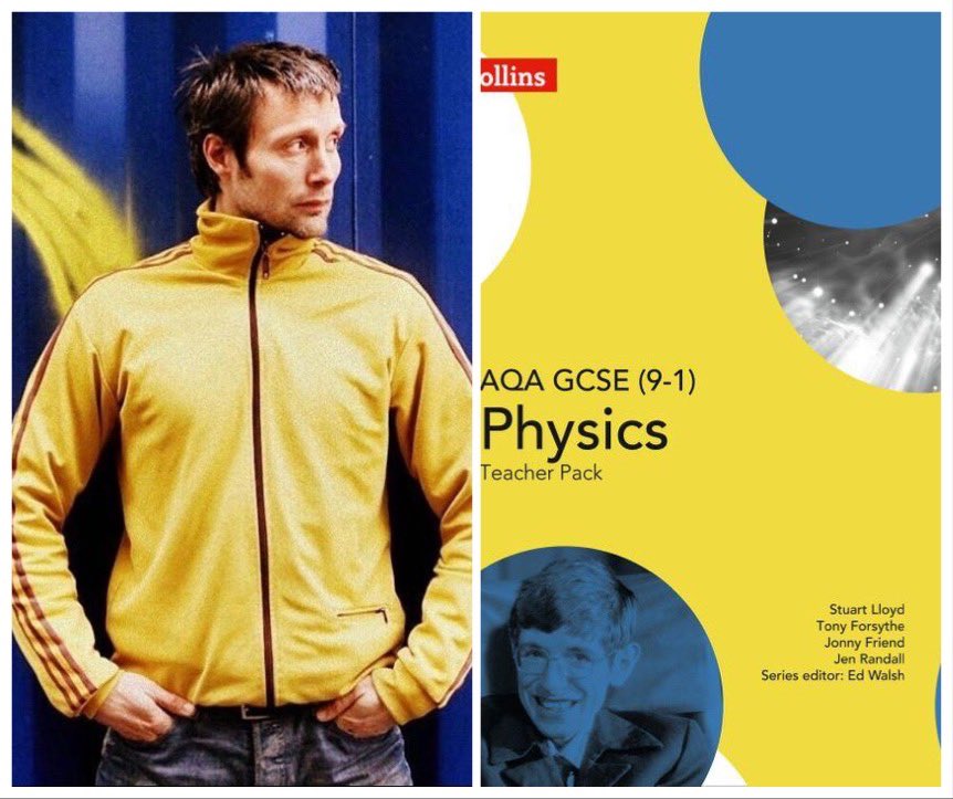 Round 2 of This. Mads Mikkelsen as Physics Text Books. Dedicated to Niels Bohr and the slight myth of his Carlsberg supply A.