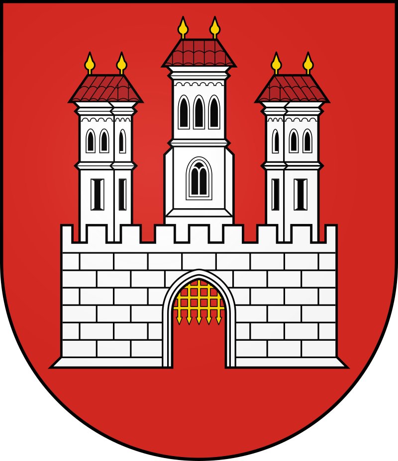 Because the kraje each have the same name as their capital city, it would be easy to confuse them, but they are different entities with different flags.In Slovakia, kraj flags are rectangular, and city flags are swallowtails.For example, the flag and arms of Bratislava city.