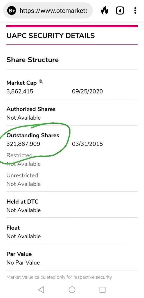 finalmetaverse's tweet photo. $UAPC as listed at 750 million abs os about 321 million with a market cap of about 3.8 million. Custo final discharge was last #Thursday and @TherealRVD the wrestling #superstar is listed as the director. Imo something big happening here #mrpayperview #vandam #ecw #WWERaw https://t.co/b9fj2UzSzI