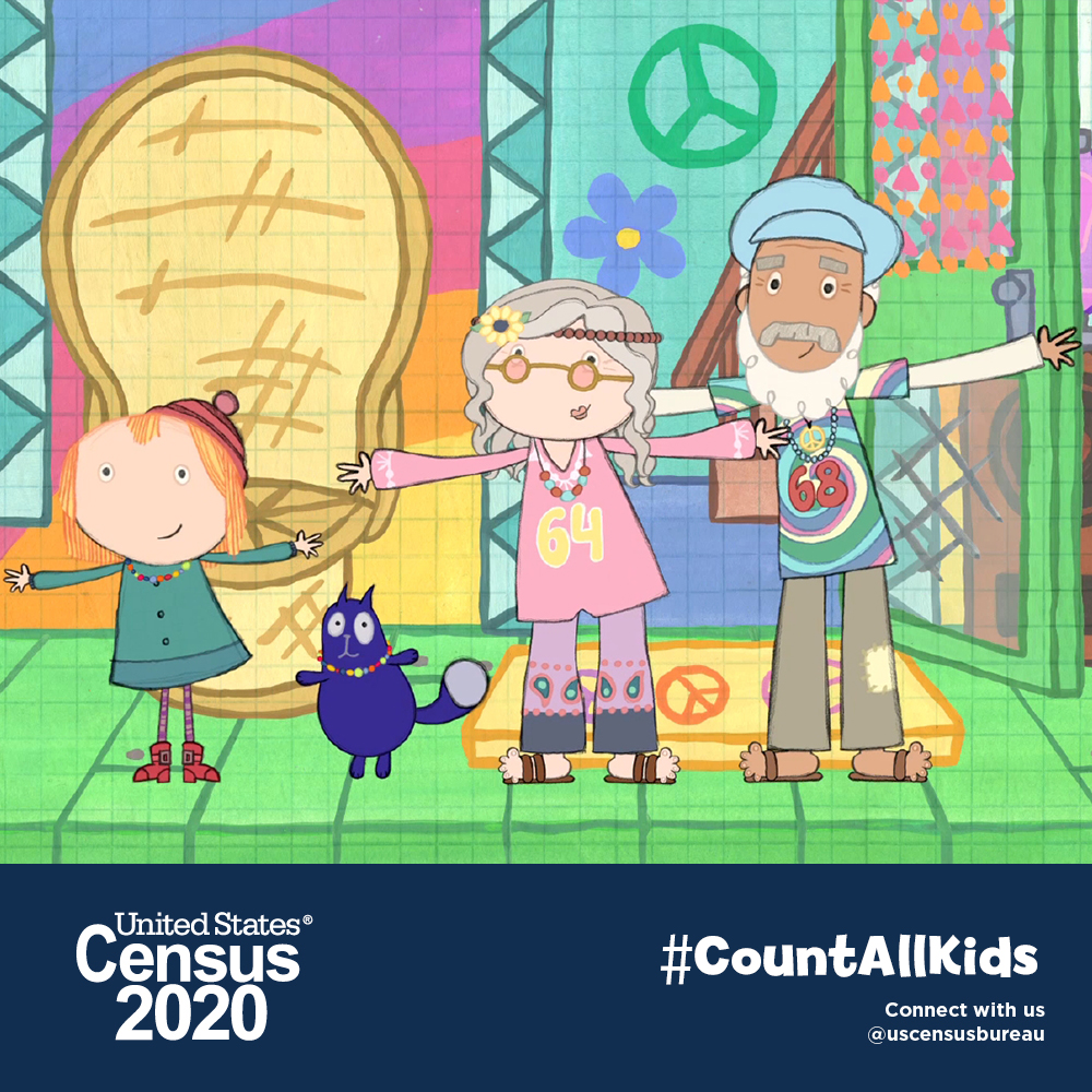 Hey all you groovy grandparents! If your grandchildren live with you, make sure they’re counted in the #2020Census. We're teaming up with #CountAllKids because every kid counts. For more information on the Census visit: 2020census.gov