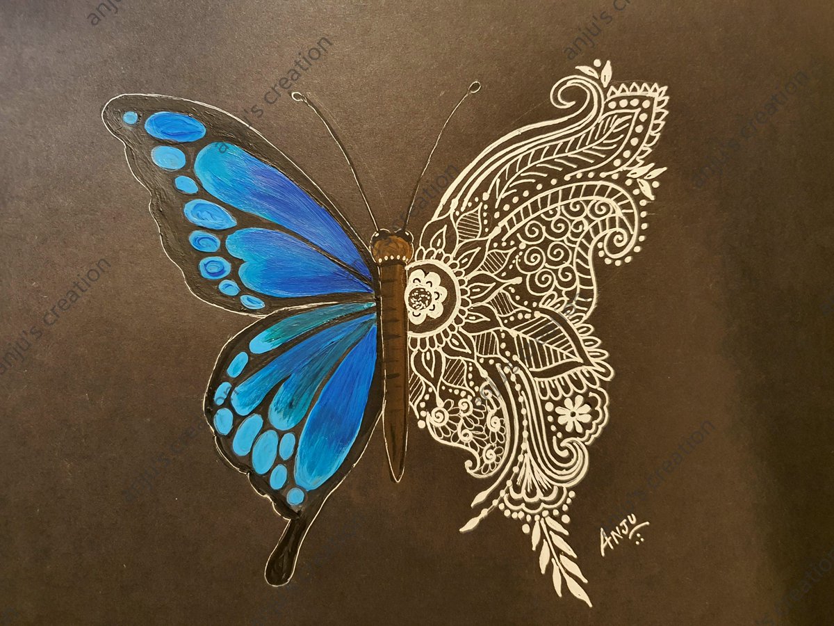CreativeAnju's tweet photo. Unity in Diversity ..art by me
#MandalaArt
#Mandala
#MixedArt
#Art
#GellyRollPen
#butterfly
#blackAndWhite https://t.co/TnxfSgd9o3