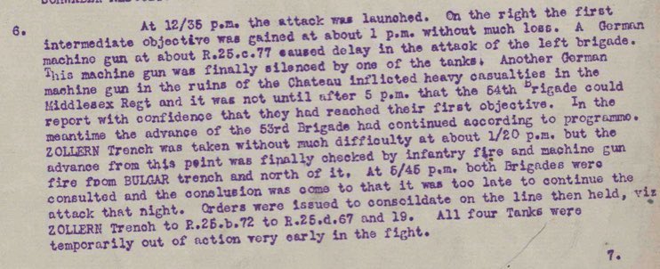 Zero was 12.35pm on the 26th, although the defenders lives had been made a misery in the days leading up, with shellfire and lachrymatory gas. The attack mostly went fine, with a couple of German MGs causing hold-ups.