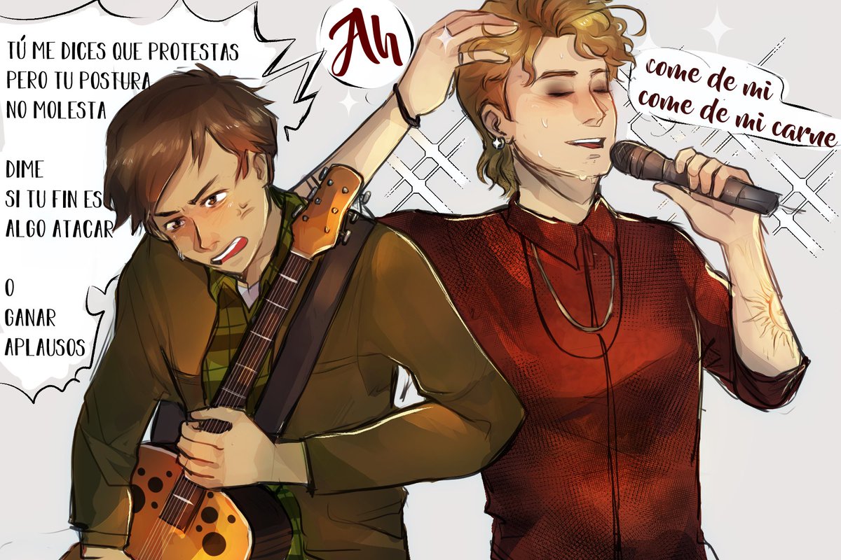 Anhue_'s tweet photo. D3 #argchiweek2020 Ochenteros. Basado en hechos reales sobre lo que pasó entre Los Prisioneros con Soda Stereo, donde Jorge González basureo a Soda por ser platicos (admitiendo años después que lo hizo de weon nomas) pese a que a los otros les gustaba su música #latinhetalia https://t.co/U1jkrmbr5d
