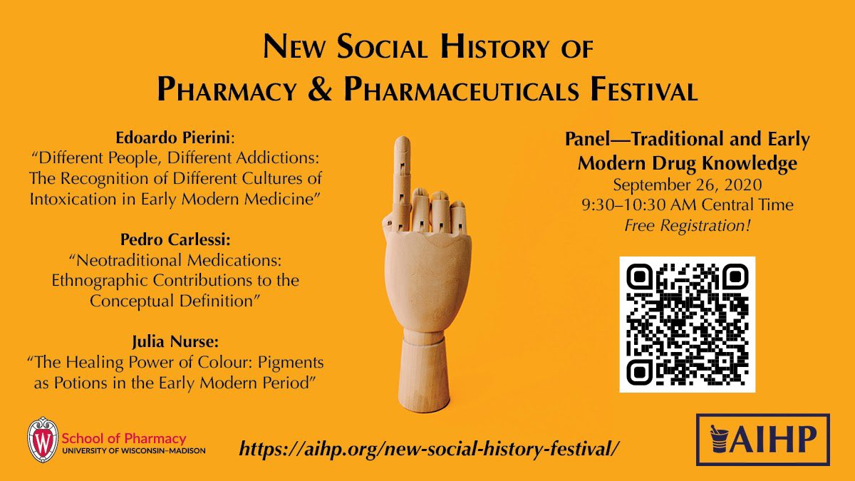 HistPharm's tweet photo. Starting in 10 minutes!! #PharmFest https://t.co/BSBErpADJo