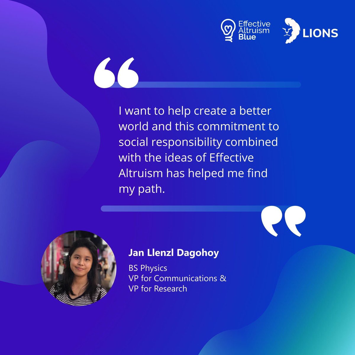 Effective Altruism Blue tweet media