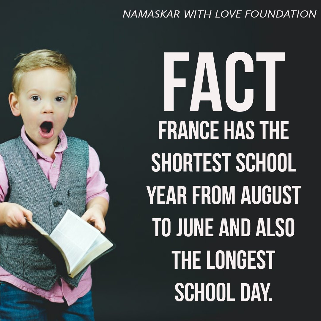 STalaghatti's tweet photo. France has shortest school year.
@Leader_Santosh @healhersoul_om https://t.co/MVE8DTeCT4