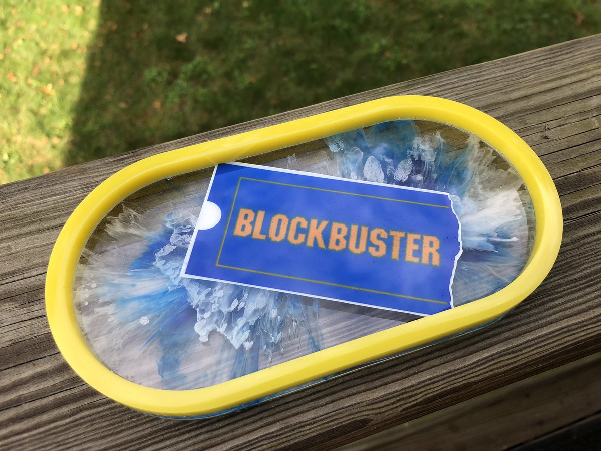 and this ode to a lost, but never forgotten gem, Blockbuster tray *there is only ONE of these available so act fast*