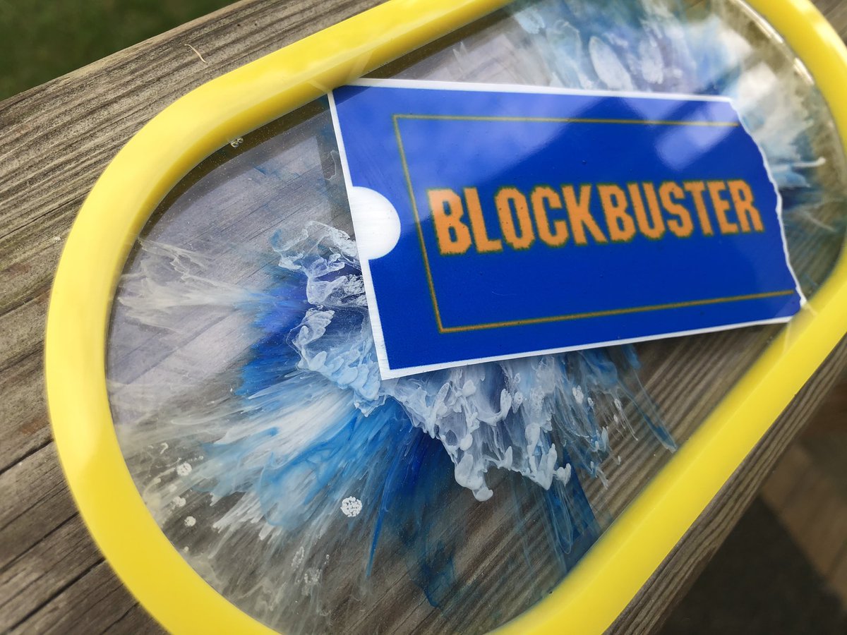 and this ode to a lost, but never forgotten gem, Blockbuster tray *there is only ONE of these available so act fast*