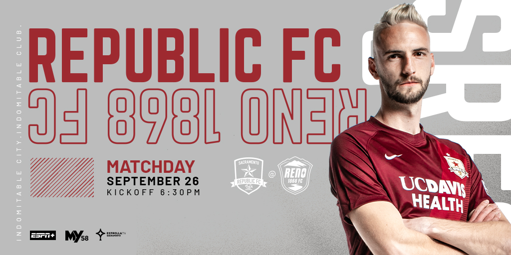 MATCHDAY 🔥
🆚 @Reno1868FC
⏰ 6:30PM
📺 ESPN+, KQCA My58, and Estrella TV Sacramento
➡️ https://t.co/RyckZxIotf
#RNOvSAC https://t.co/oWMZvIZzUZ