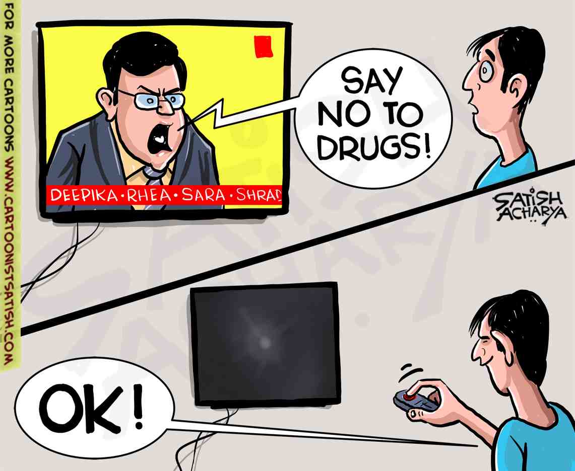 satishacharya's tweet photo. News drug! #DeepikaPadukone #RheaChakrobarty https://t.co/qiGEmnXo6t