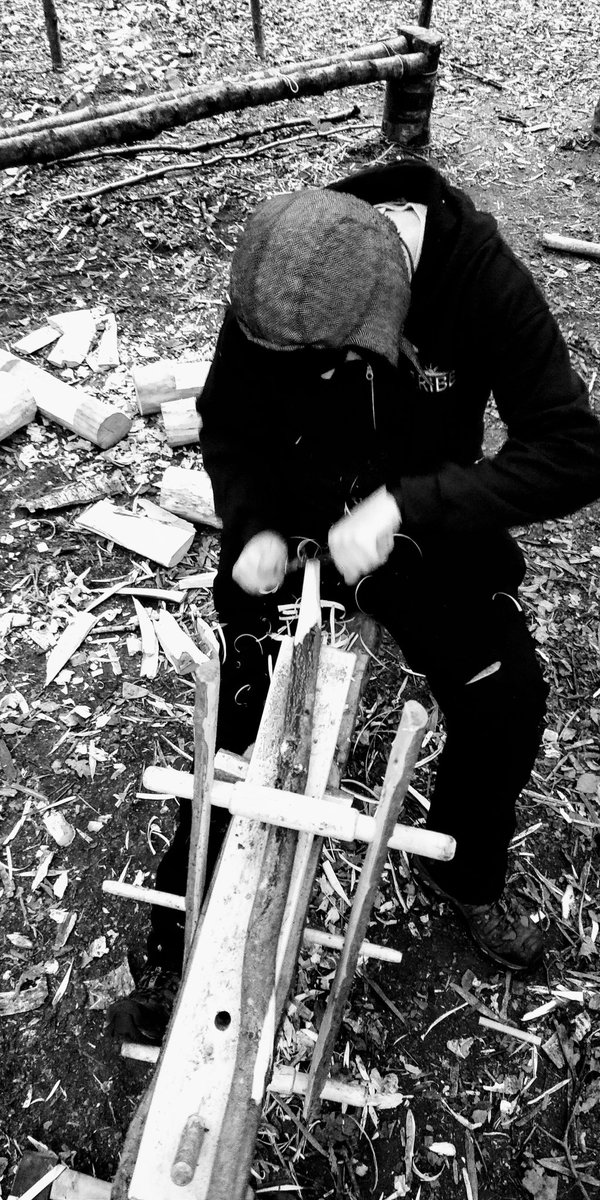Discover_Tribe's tweet photo. A very worthwhile afternoon #making our #bushcraft #workbenches using hand tools. Ready for our next #courses for adults and kids. https://t.co/TxglUaImUr