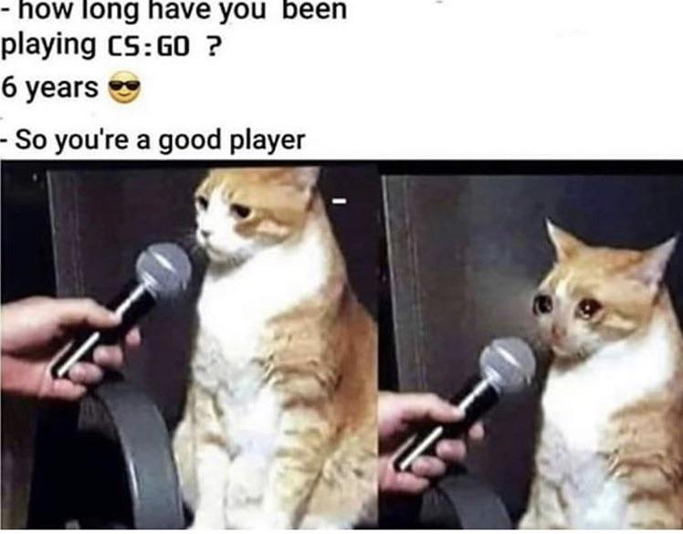 “What? You play for six years now? Then you are definitely sick! "😅