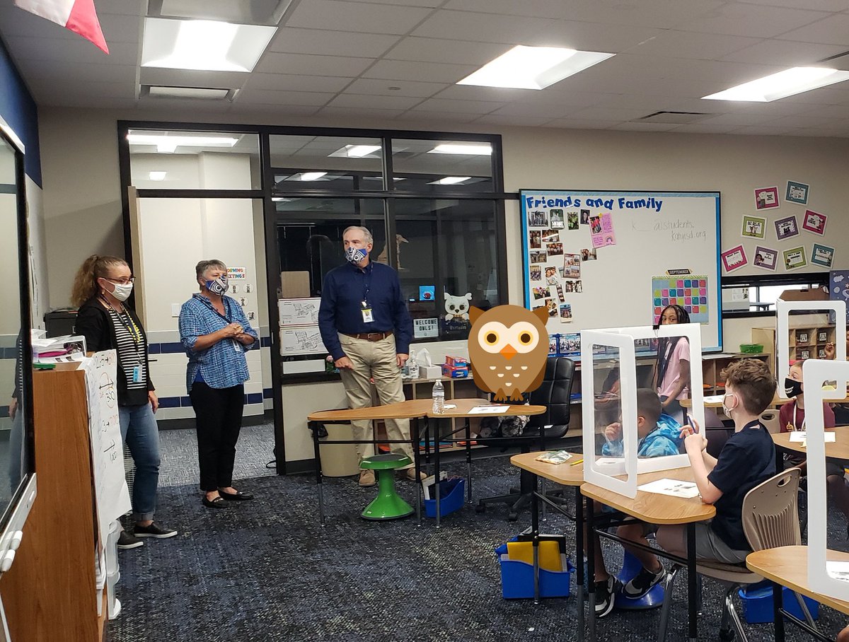 Forgot to post this the other day, but we had a surprise visit from our namesake! The kids acted like they were meeting a celebrity. 🤣 Wait...actually they are, kind of. 🤔 🥰 <a href="/KISDMcElwain/">McElwain Elementary</a> <a href="/katyisd/">Katy ISD</a>