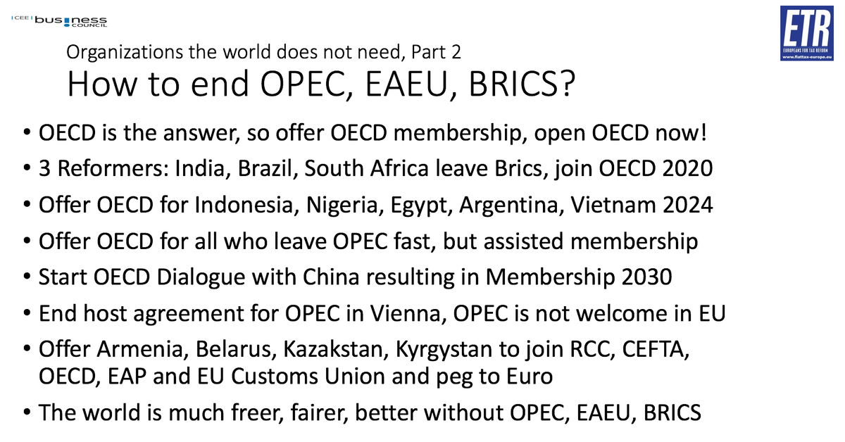 GunterFehlinger's tweet photo. @MEAIndia @narendramodi @UN @MelizaHaradinaj @JosepBorrellF @Avdullah @OECD @MalmstromEU @VDombrovskis @IndianDiplomacy @DIPPGOI @Trade_EU @antonioguterres @TheBlueHouseENG @ScottMorrisonMP @lopezobrador_ @jairbolsonaro @PMOIndia @jokowi But was long as you want to be part of #BRICS counter West and 3rd Way Socialist or Anti Free World alliance no way anybody will support you! #endOpec #EndEAEU #EndBrics https://t.co/vtOXJ4ejdh