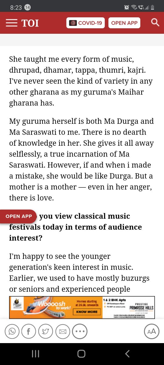 Panditji kept on knocking the door for he knew She is the right Guru. " What can I teach you? I don't even play the flute. I play surbahar.""But you know music in its purity, I have lost my path"Eventually she agreed. But she would teach when she pleased. Pt ji agreed.