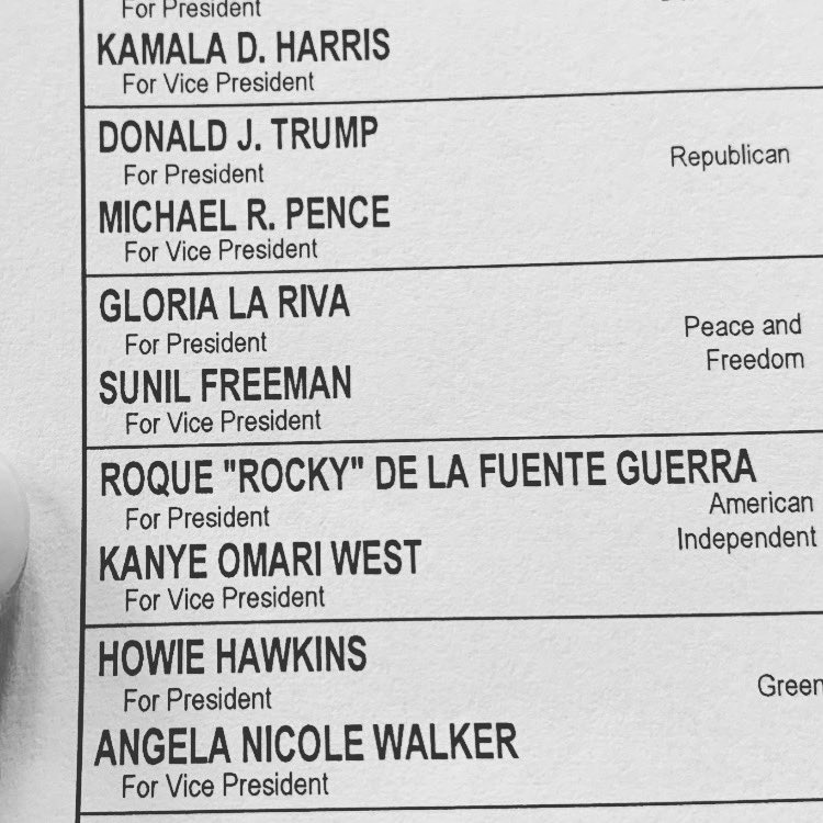 Troede han sagde, han ville være præsident ... WTF?! Kanye West er på stemmesedlen! #USElections2020