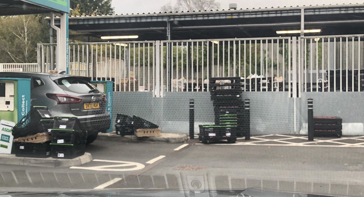 jesskent85's tweet photo. @Asda the SLOWEST click and collect service! Empty crates everywhere, only 1 member of staff and a long queue! Just how I wanted to spend my Saturday!! 😤😤 #Asda #fail https://t.co/da8hPpsLCu