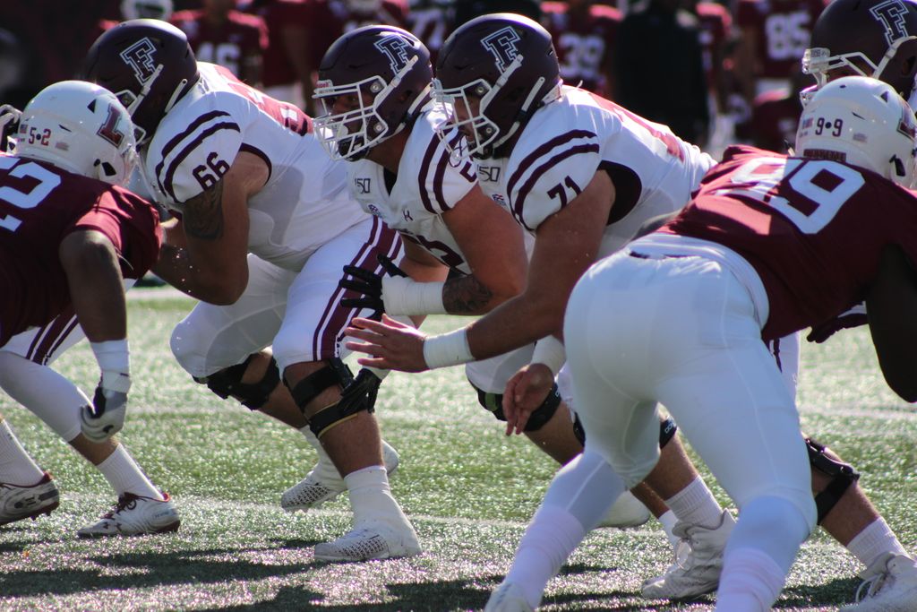 FORDHAMFOOTBALL's tweet photo. Happy #NationalPancakeDay to the boys who serve 'em up best! 🥞 #OLPride #WhoFat
#RAMILY https://t.co/O4S9JqHO5b